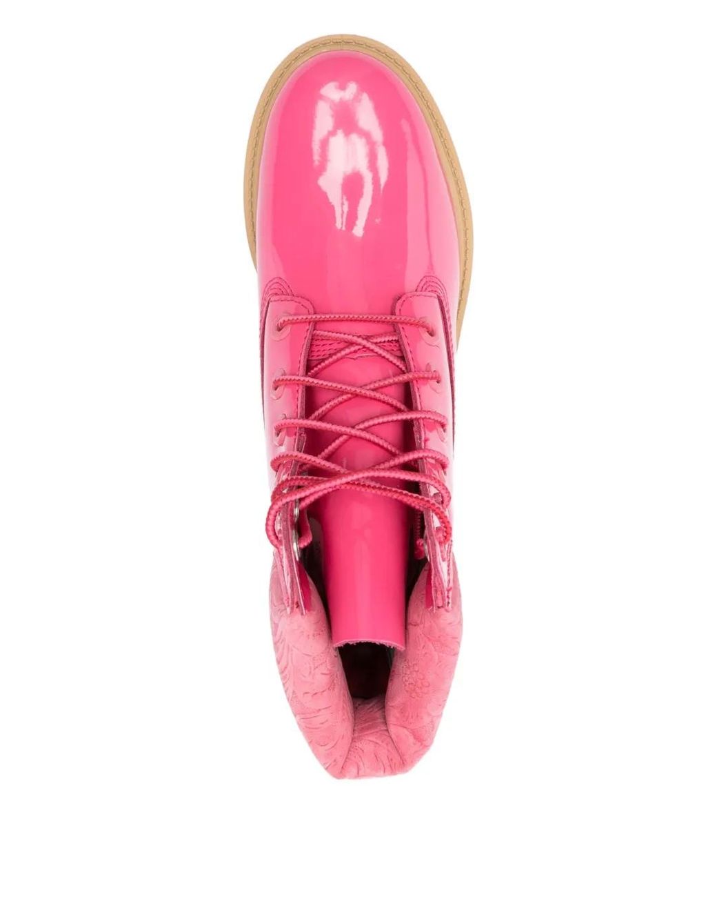 Stivali Stringati di Timberland in Pink