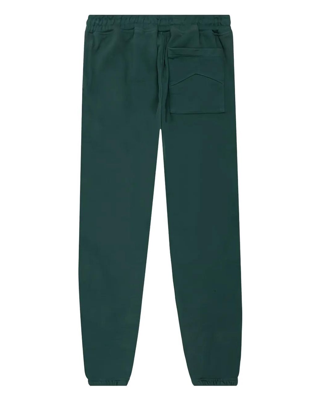 Rhude Green Terry Embroidered Drawstring Track Pants for men
