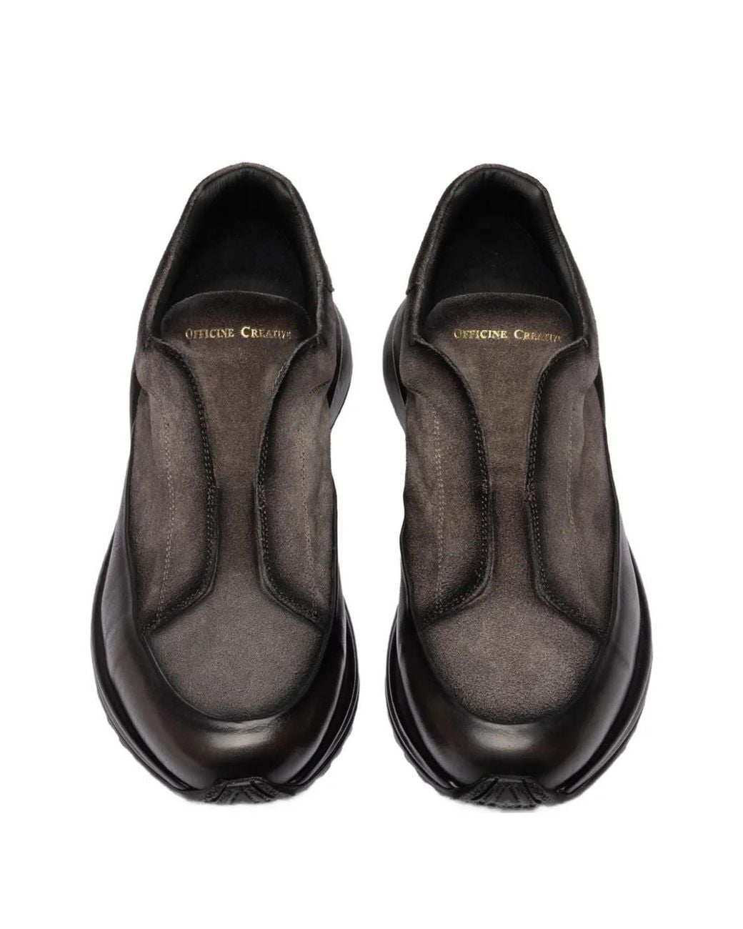 Officine Creative Brown Zodiac 001 Slip-On Sneakers for men