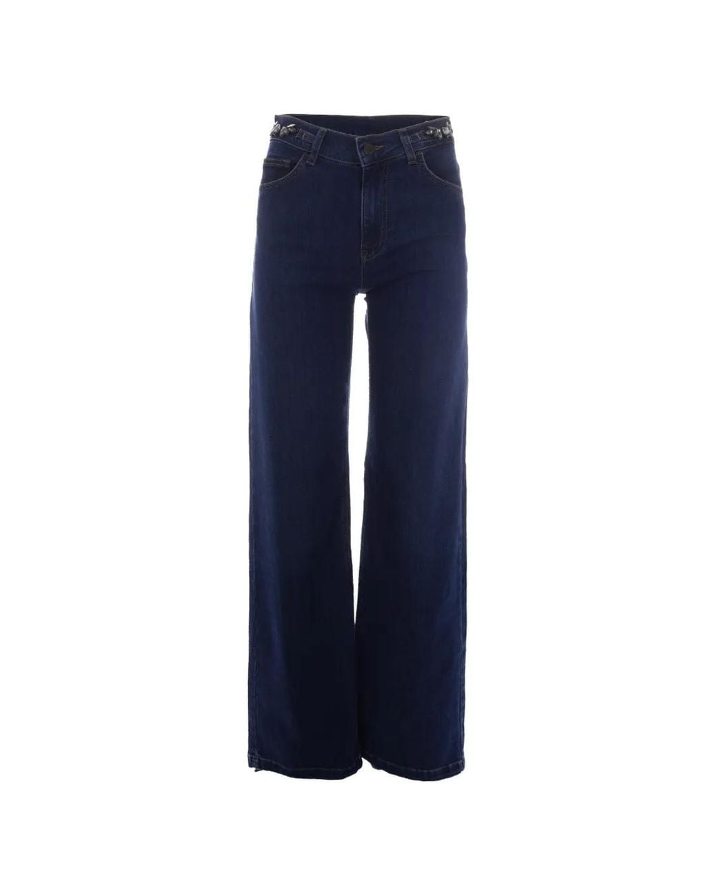 Liu Jo Blue Wide-Leg Jeans