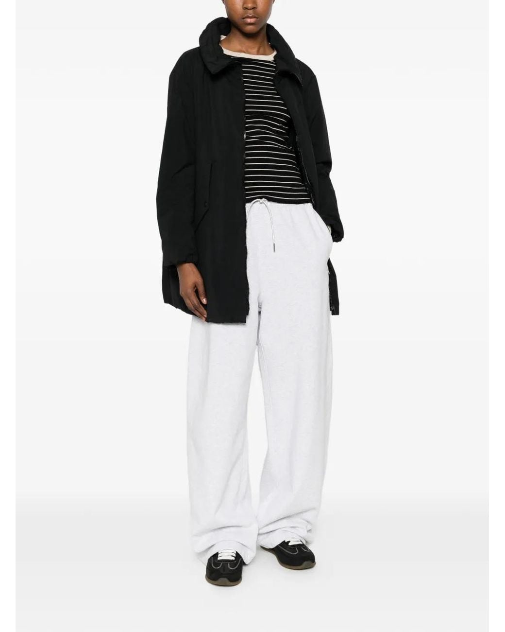 Herno Black Veste À Fermeture Zippée