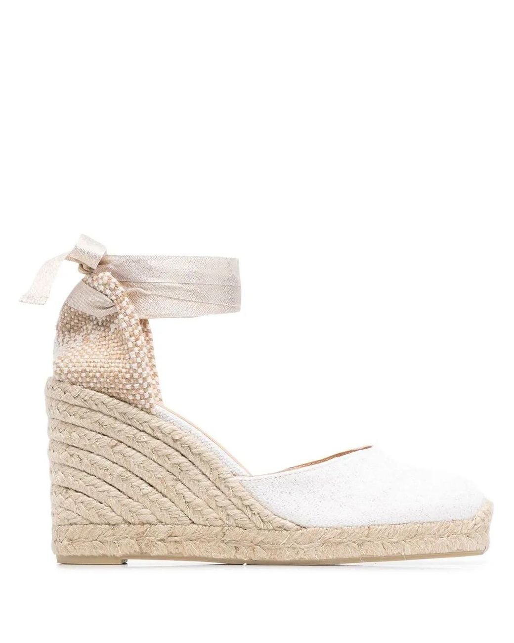 Castaner Natural Carina Wedge Heel Espadrilles