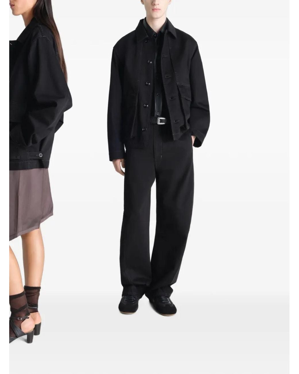 Lemaire Black Boxy Jacket