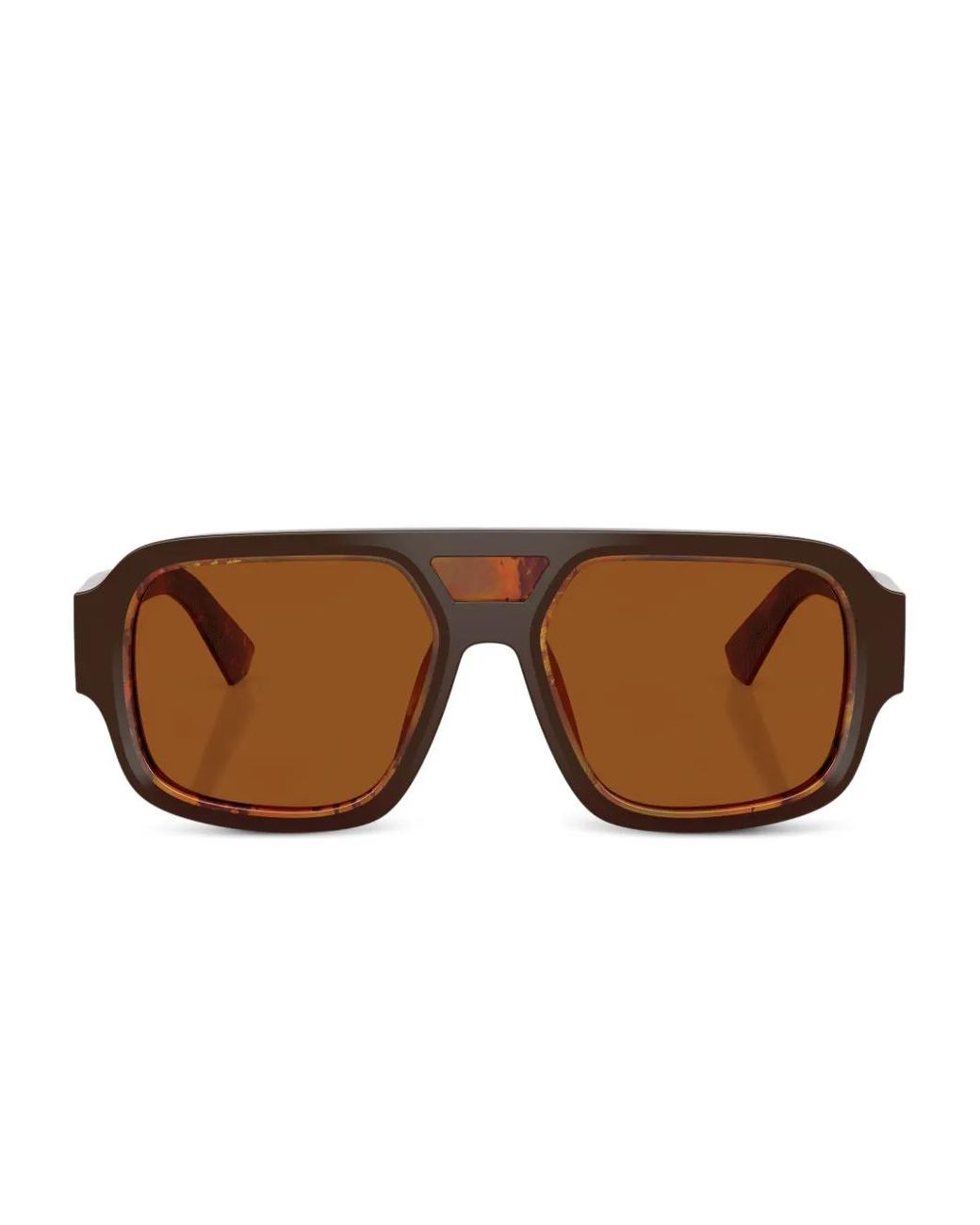 Dolce & Gabbana Brown Square-Frame Sunglasses for men