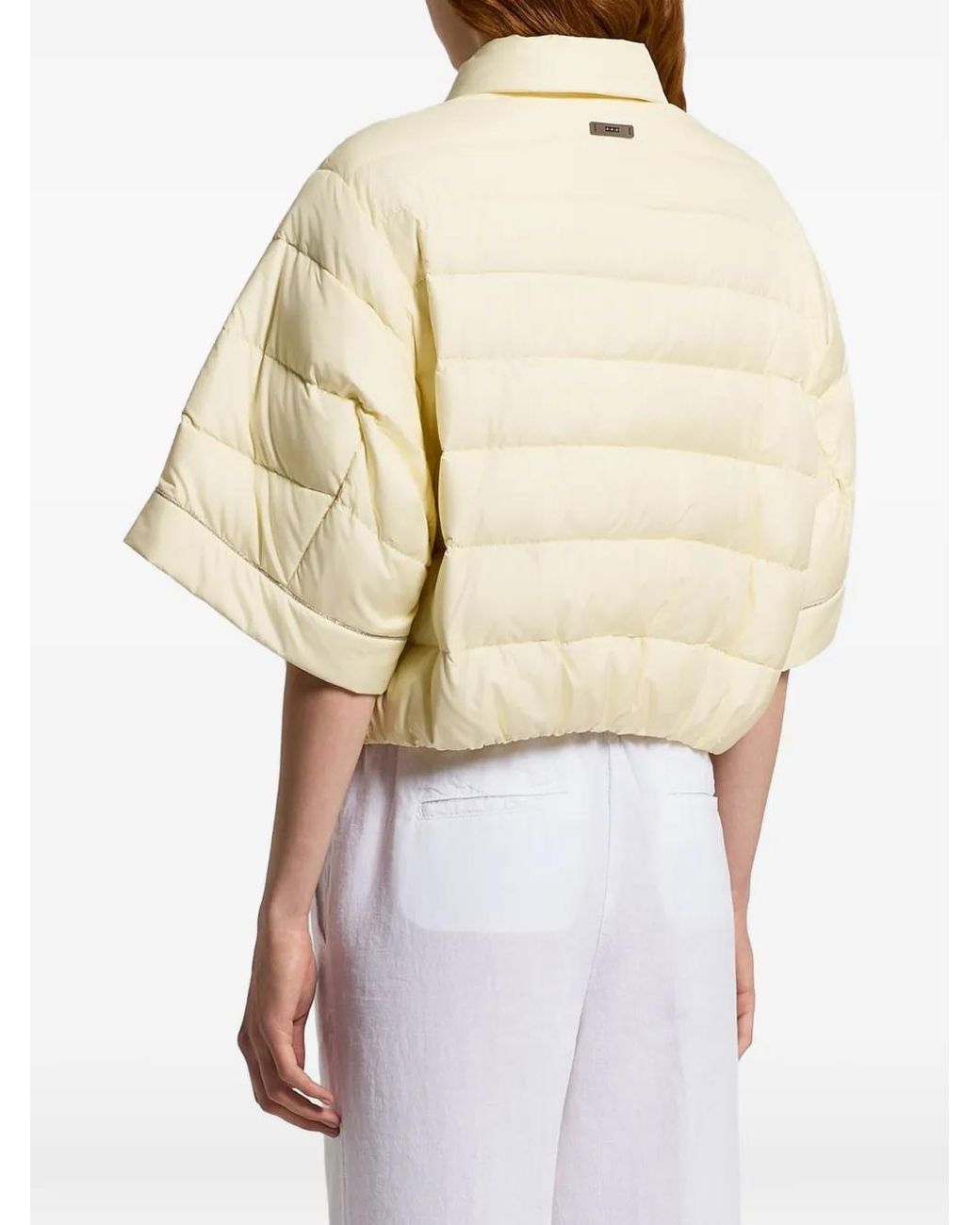 Chaqueta Con Botones Peserico de color Natural