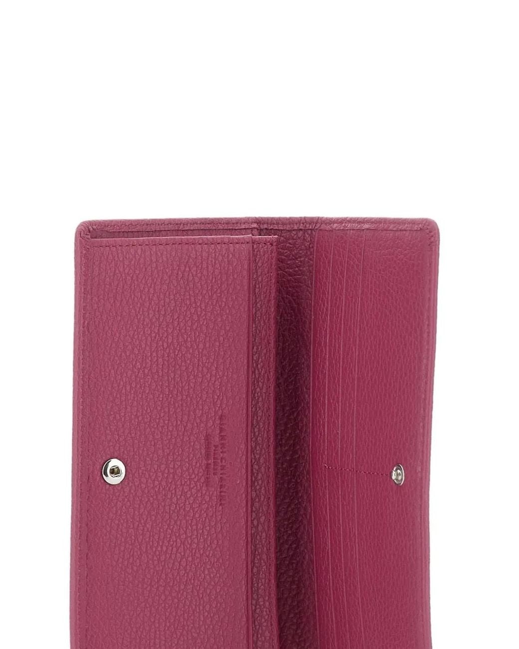 Gianni Chiarini Purple Grained-Leather Wallet