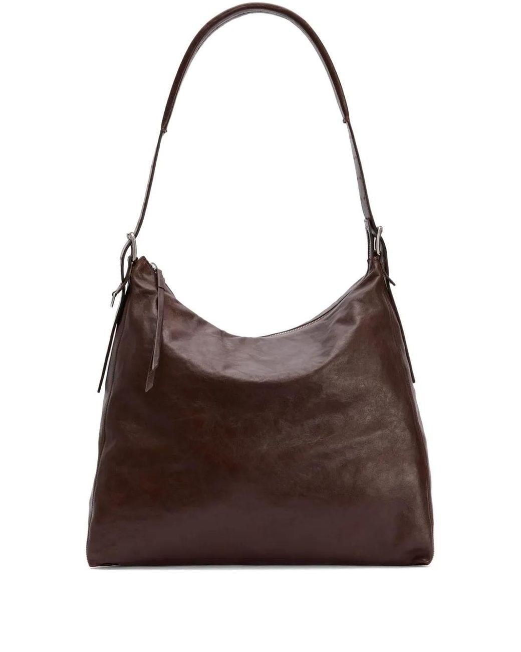 Lemaire Brown Belted Shoulder Bag