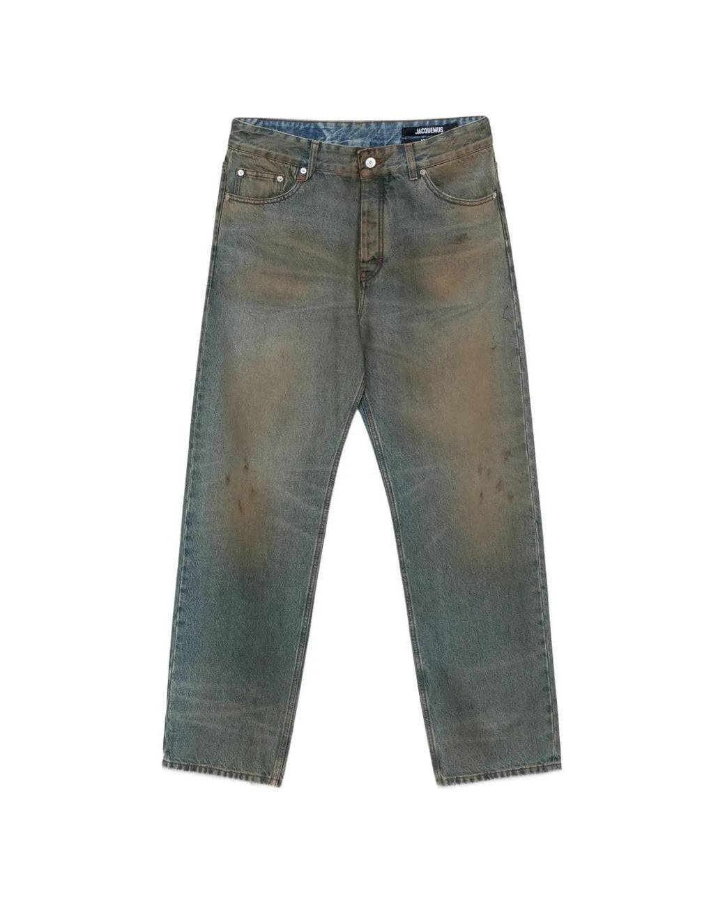 Jacquemus Gray Berger De Nîmes Distressed Jeans for men