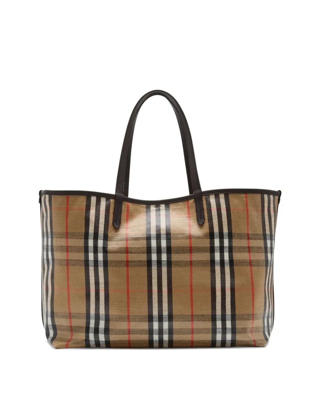 Burberry Brown Equestrian Knight Handbag With Pouch