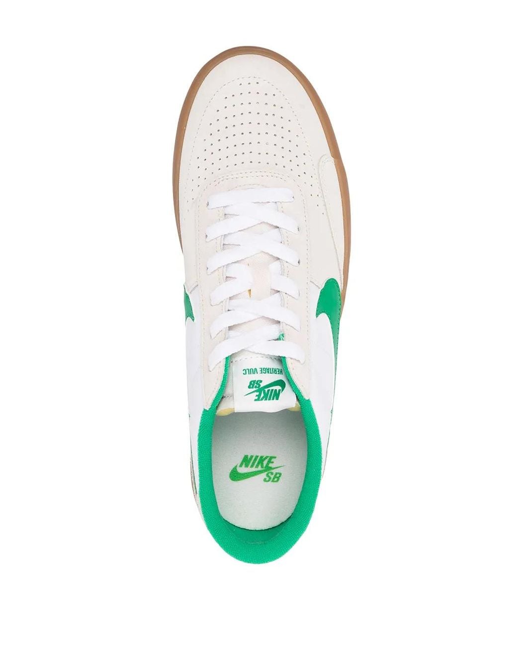 Nike Green Sb Heritage Vulc Trainers for men