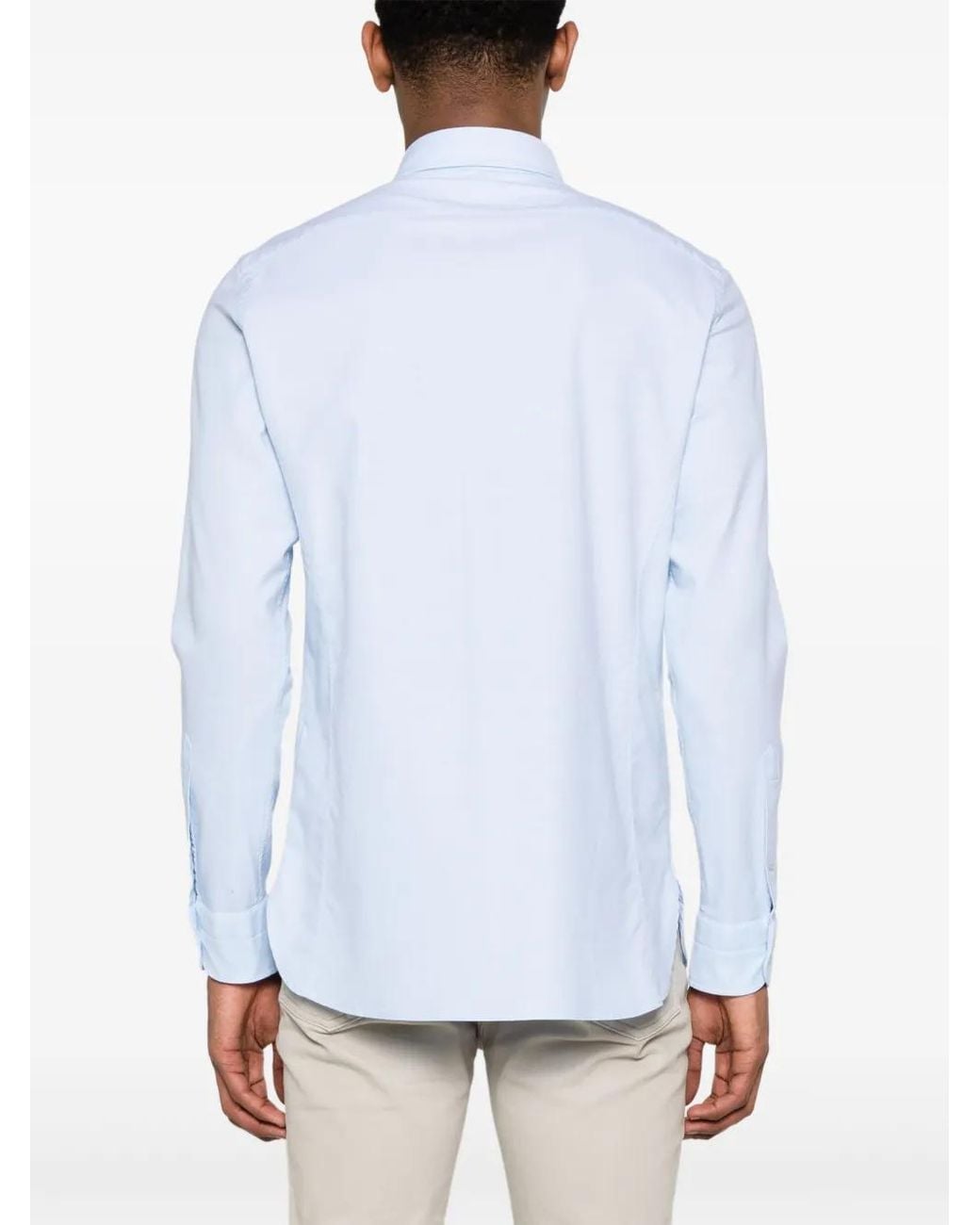 Tom Ford White Button-Down Collar Cotton Shirt for men