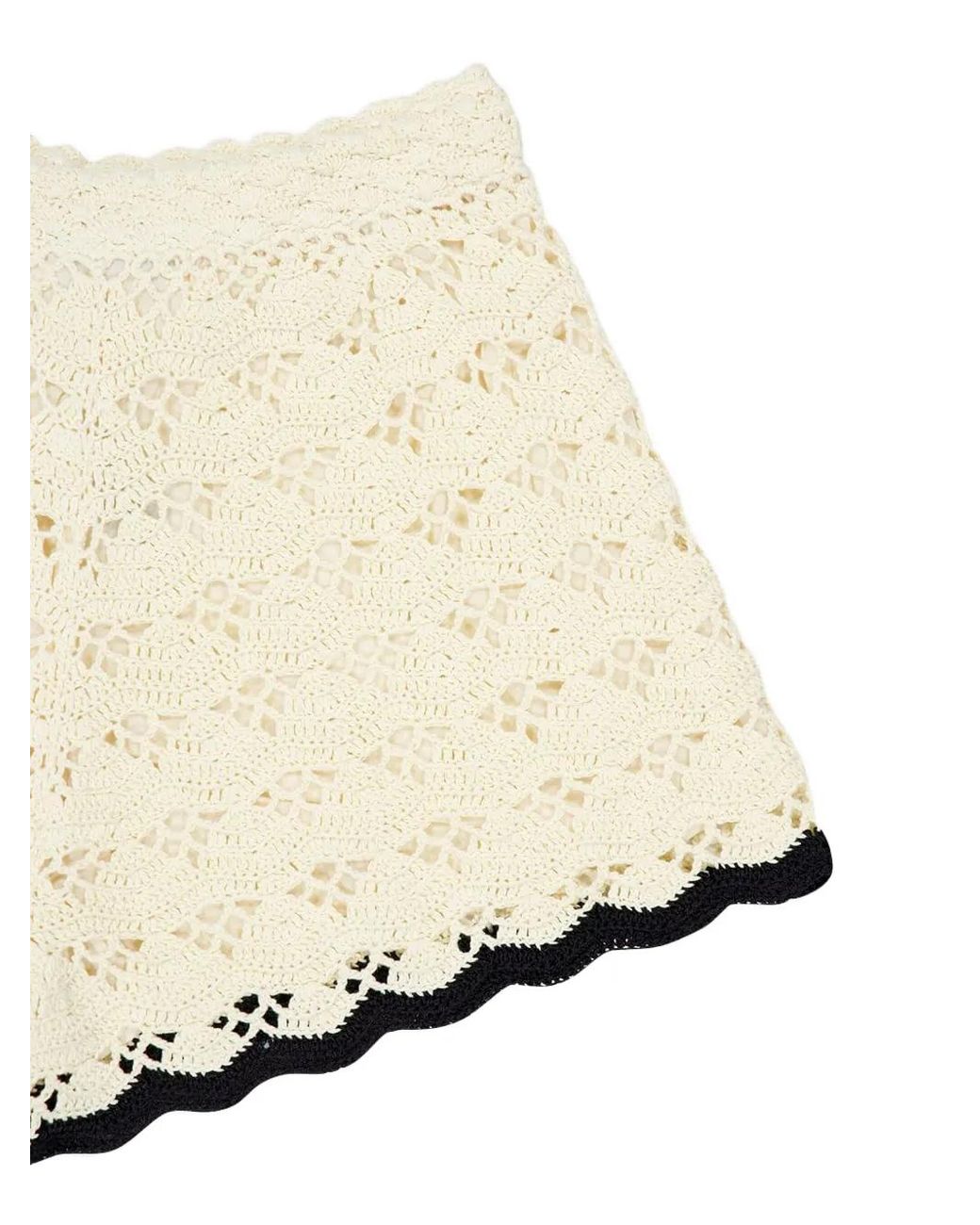 Zimmermann Gehaakte Shorts in het Natural