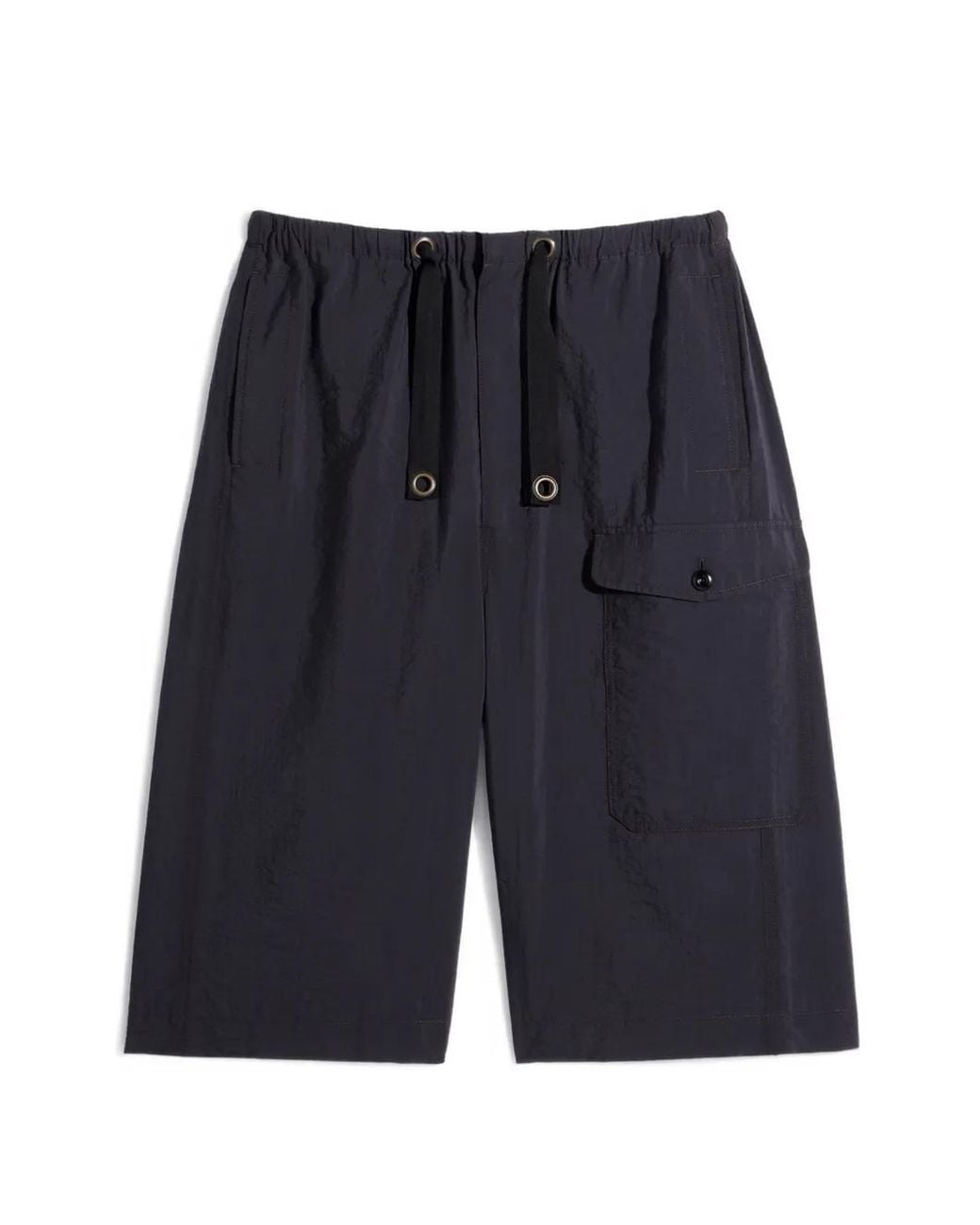 Lemaire Blue Cargo Easy Shorts for men