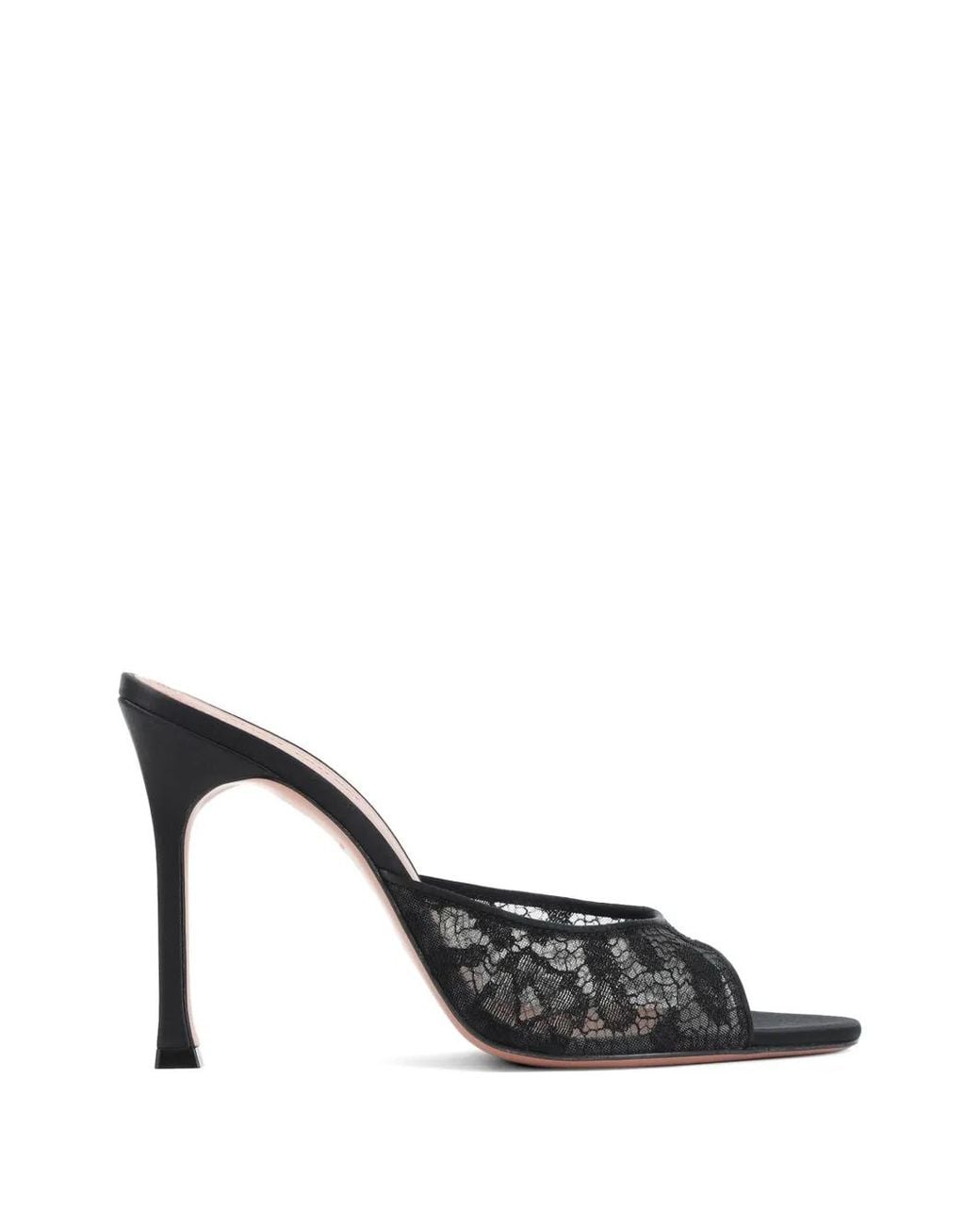 AMINA MUADDI White Alexa Lace 95 Pumps