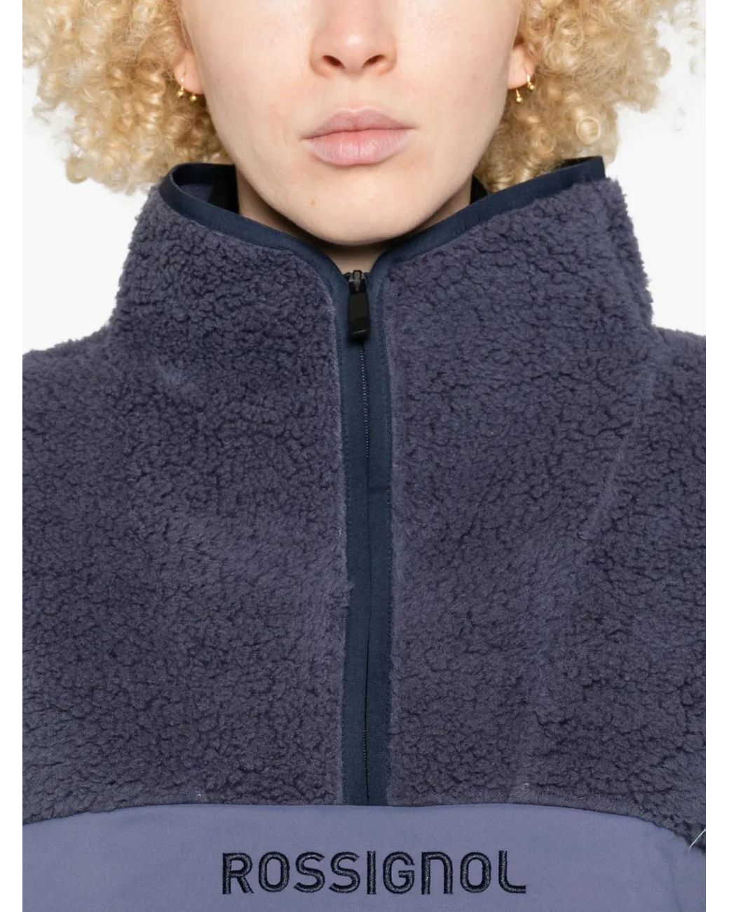 Rossignol Blue Alltrack Half-Zip Fleece Jacket