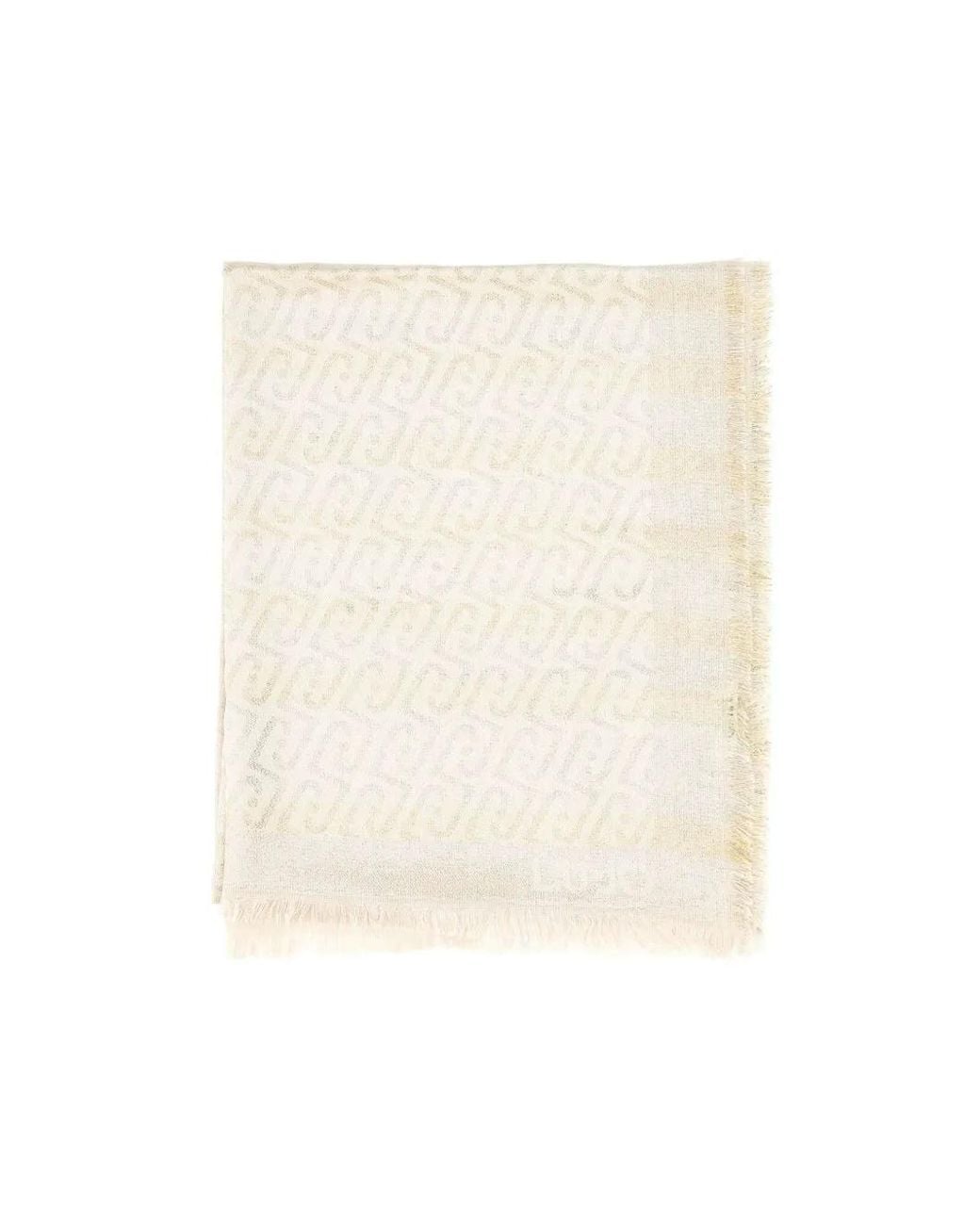 Liu Jo Natural Stole Monogram-Jacquard