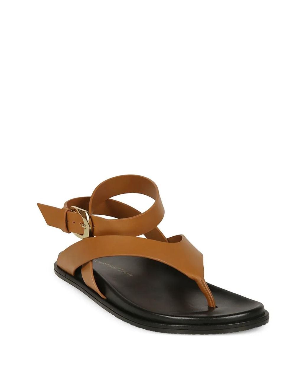 Stuart Weitzman White Sandalen Mit Knöchelriemen