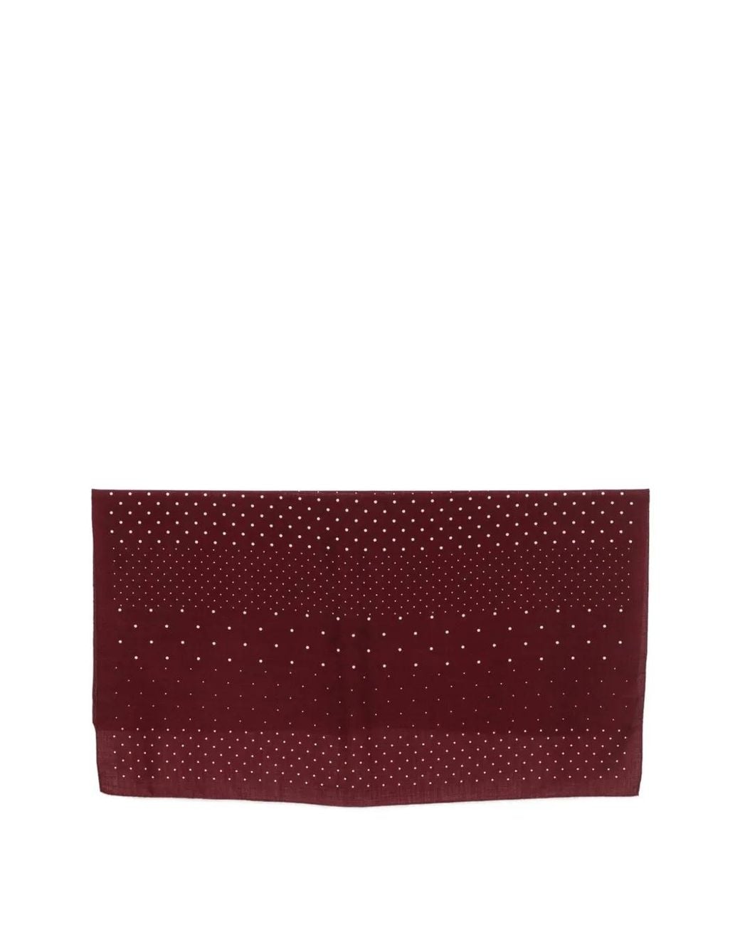 Destin Purple Polka-Dot Wool Scarf