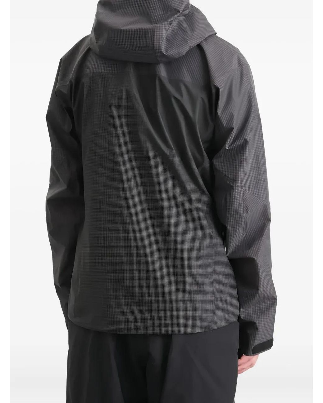 Arc'teryx Gray Alpha Hooded Zip-Up Jacket for men
