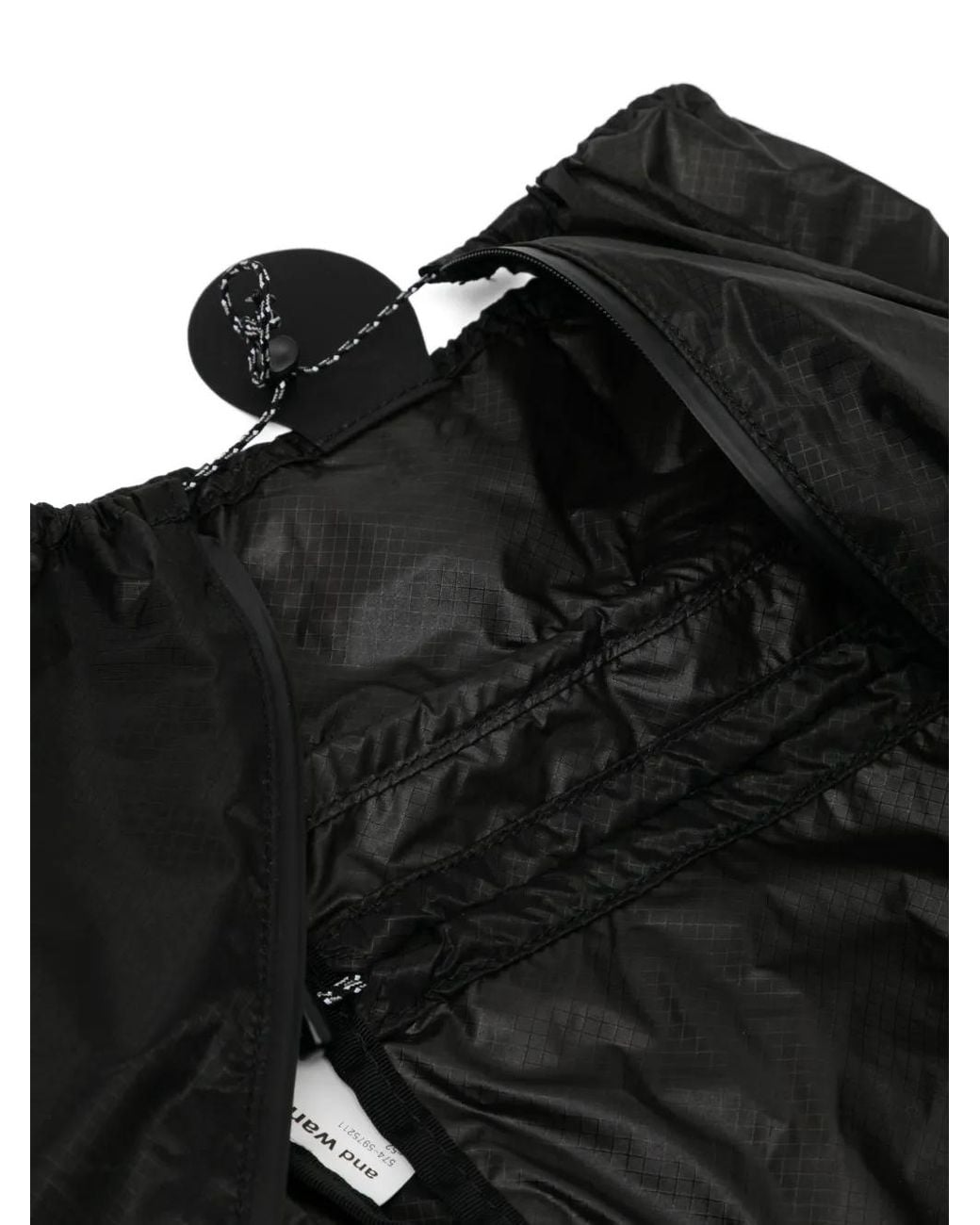 And Wander Black Sil Backpack