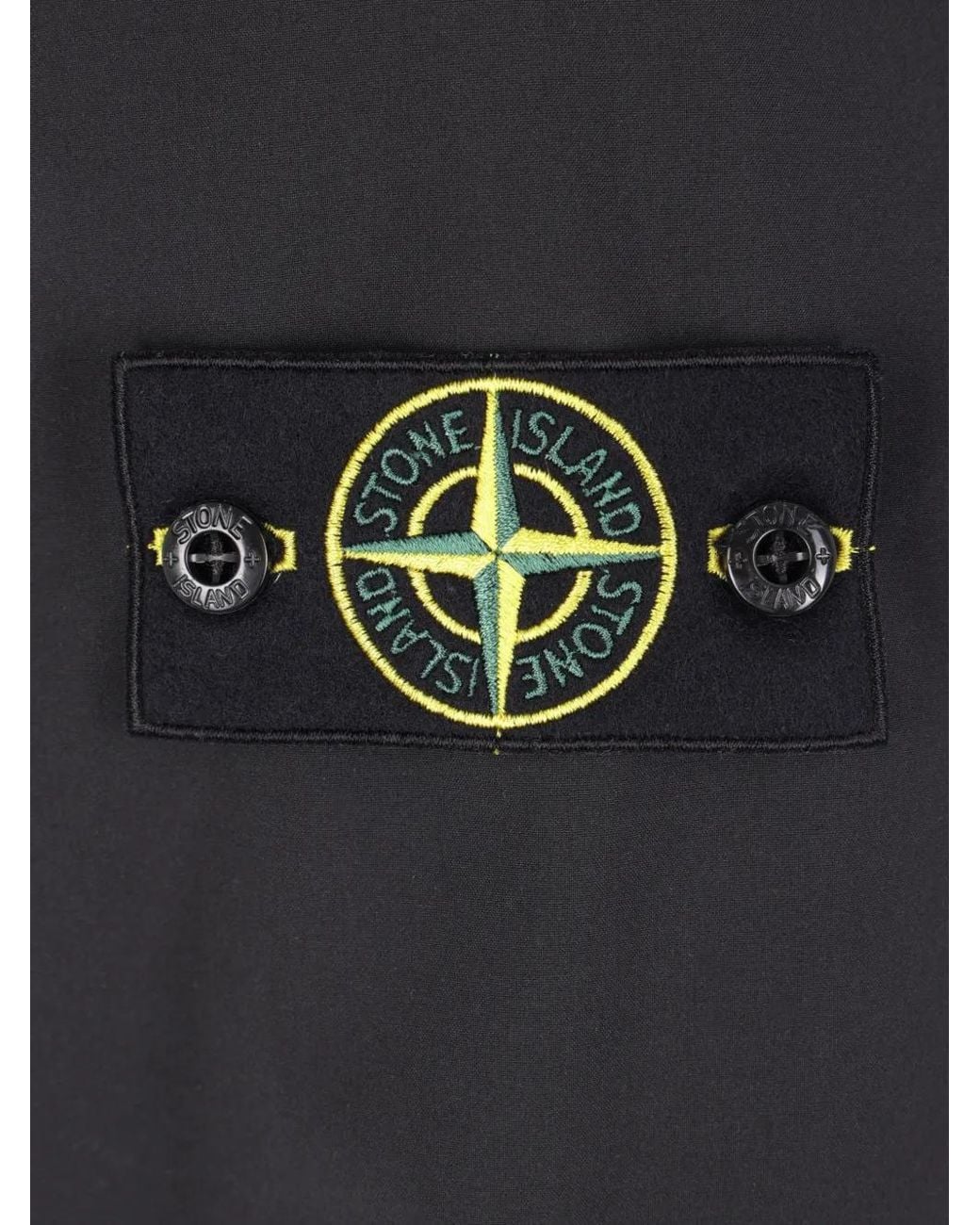 Stone Island Black 4100022 Light Soft Shell-R E.Dye Technology for men