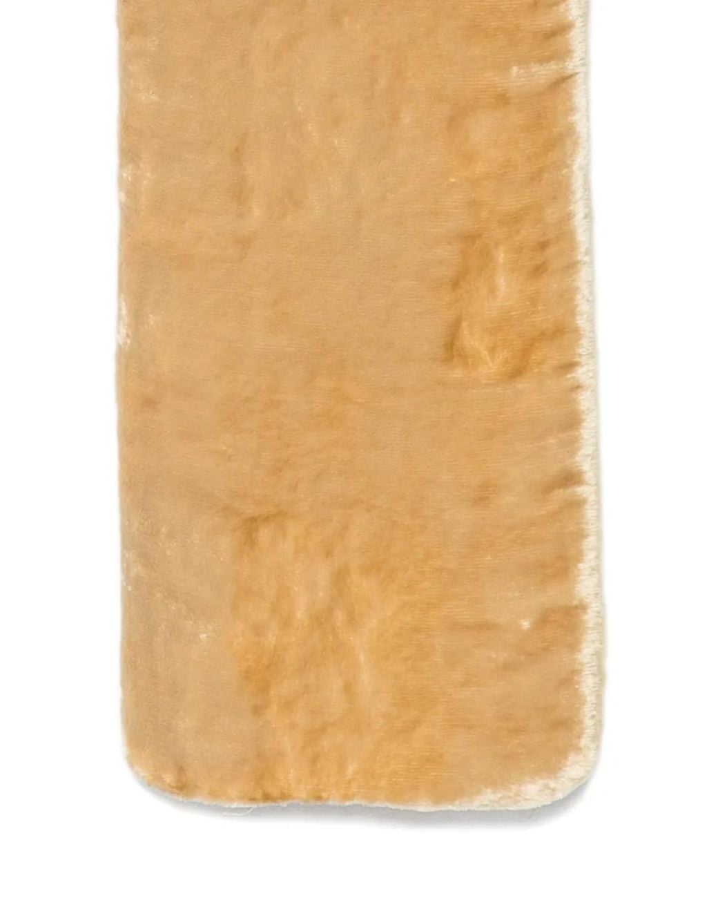 6397 White Velvet Scarf