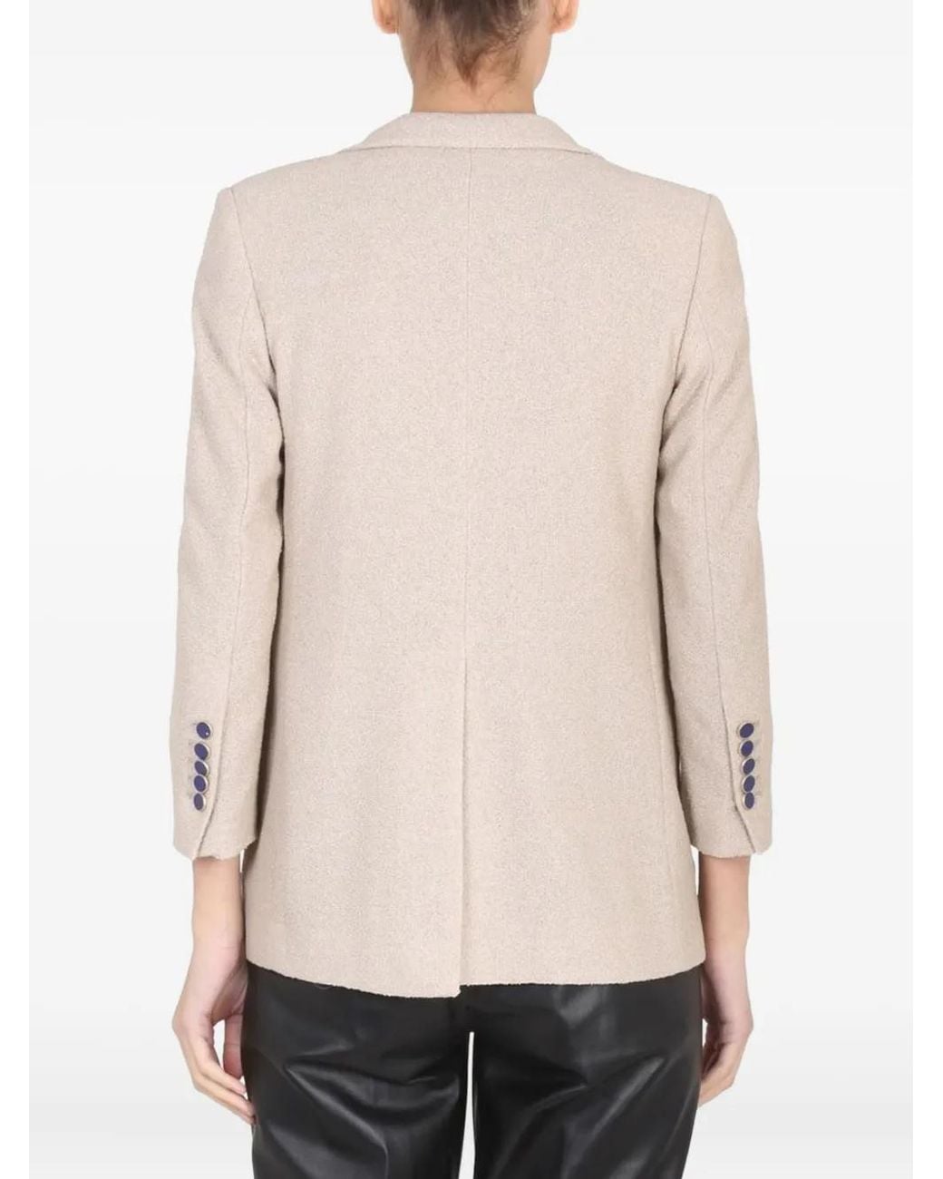 SAULINA Natural Antonia Button Jacket