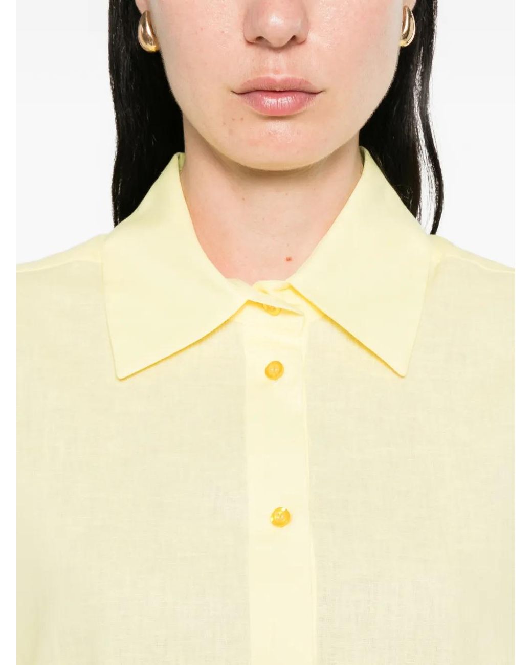 Manuel Ritz Yellow Button Shirt