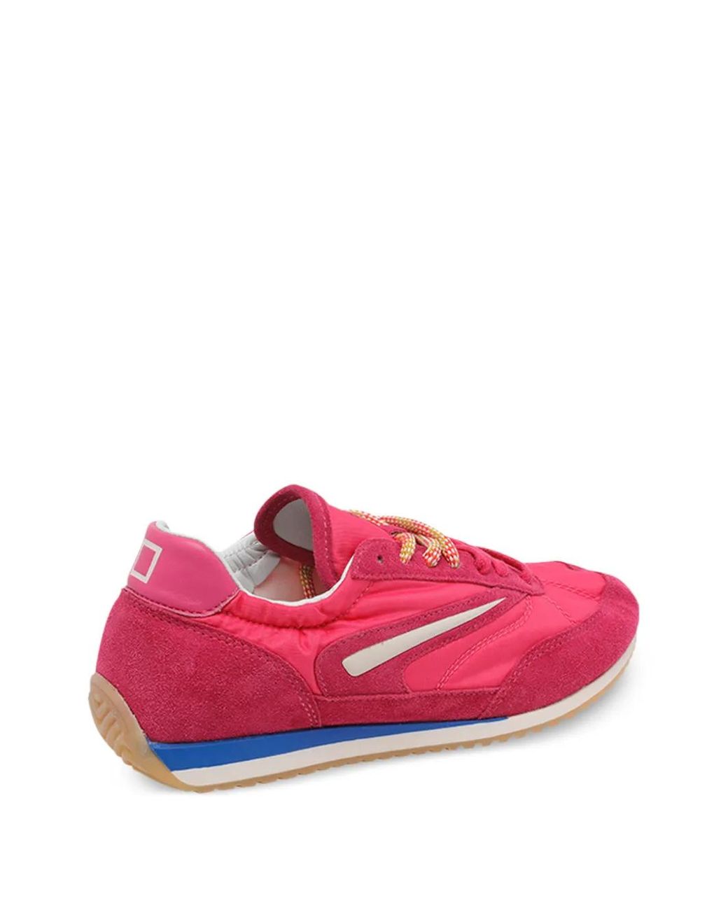 Date Pink Sneakers Mit Runder Kappe