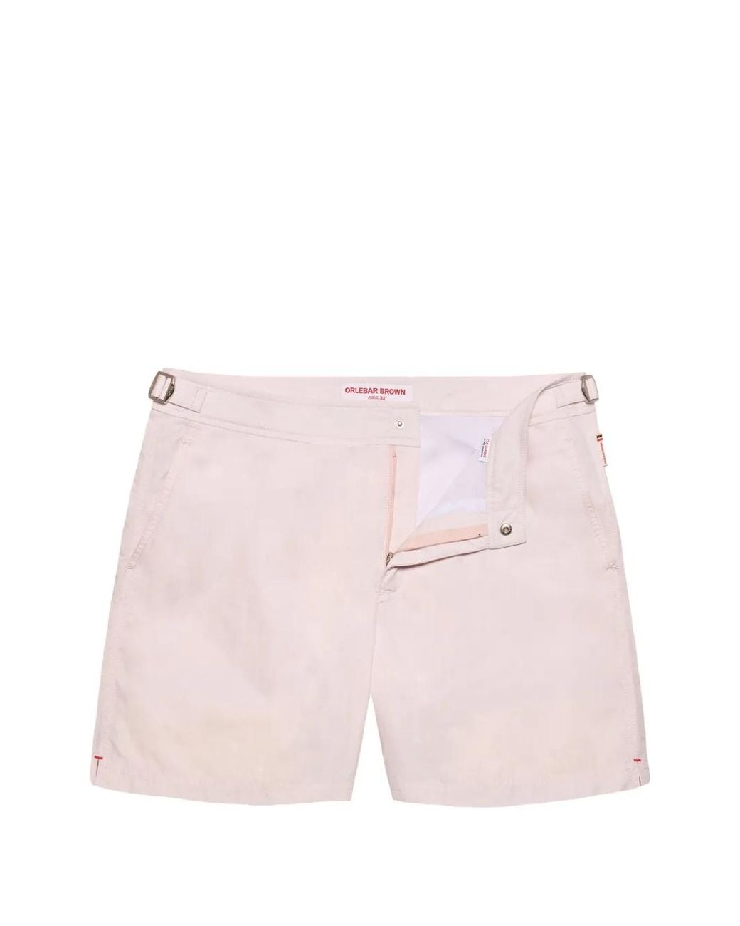 Orlebar Brown Pink Bulldog Buckle Swim Shorts for men