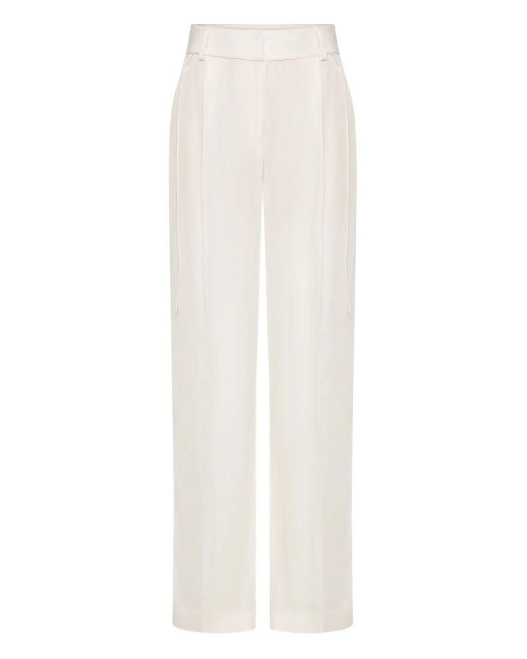 Christopher Esber White Marli Trousers