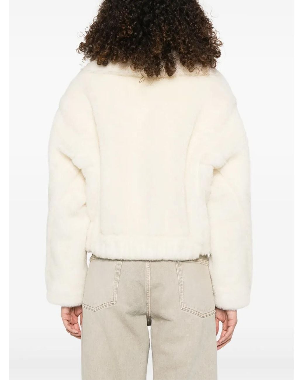 Max Mara Oggeri Jack Met Gekerfde Revers in het Natural