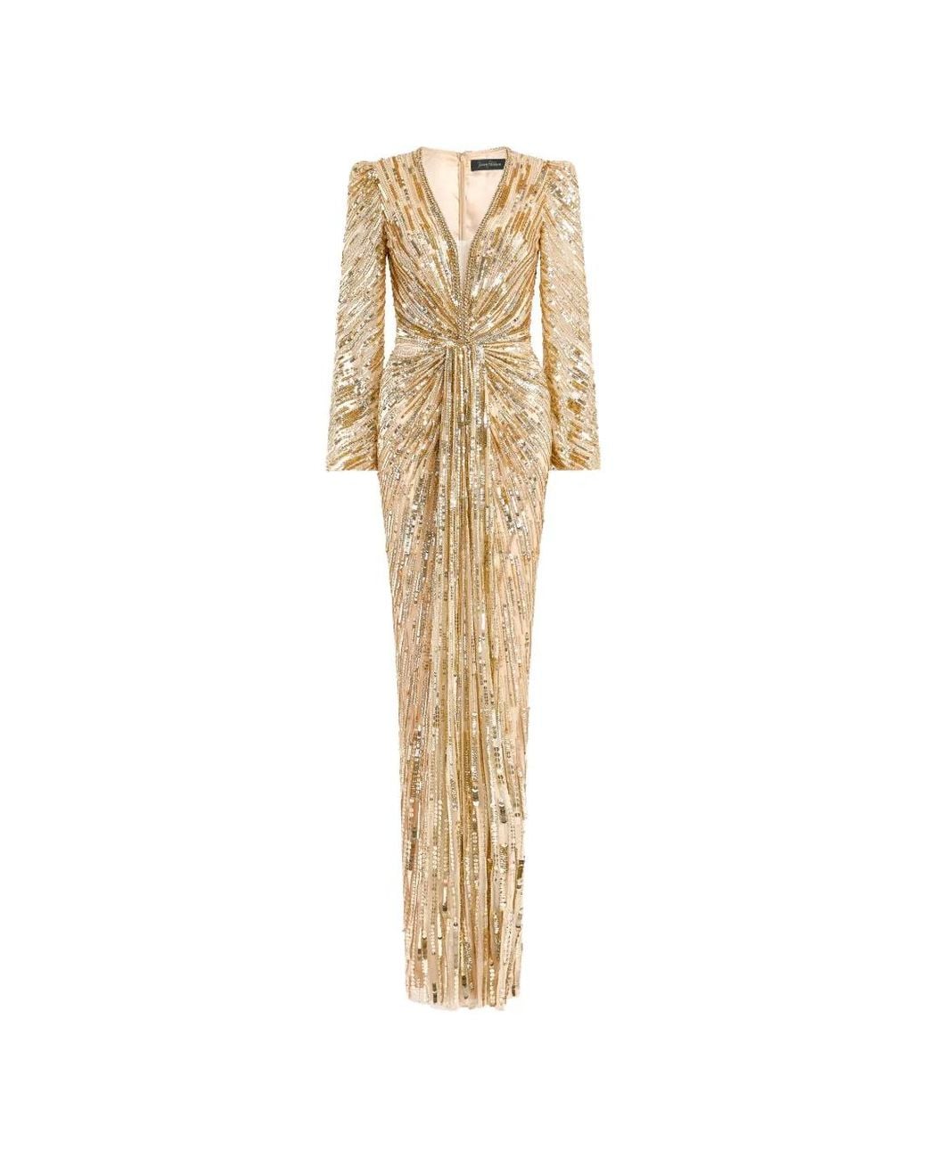 Jenny Packham Metallic Darcy Gown