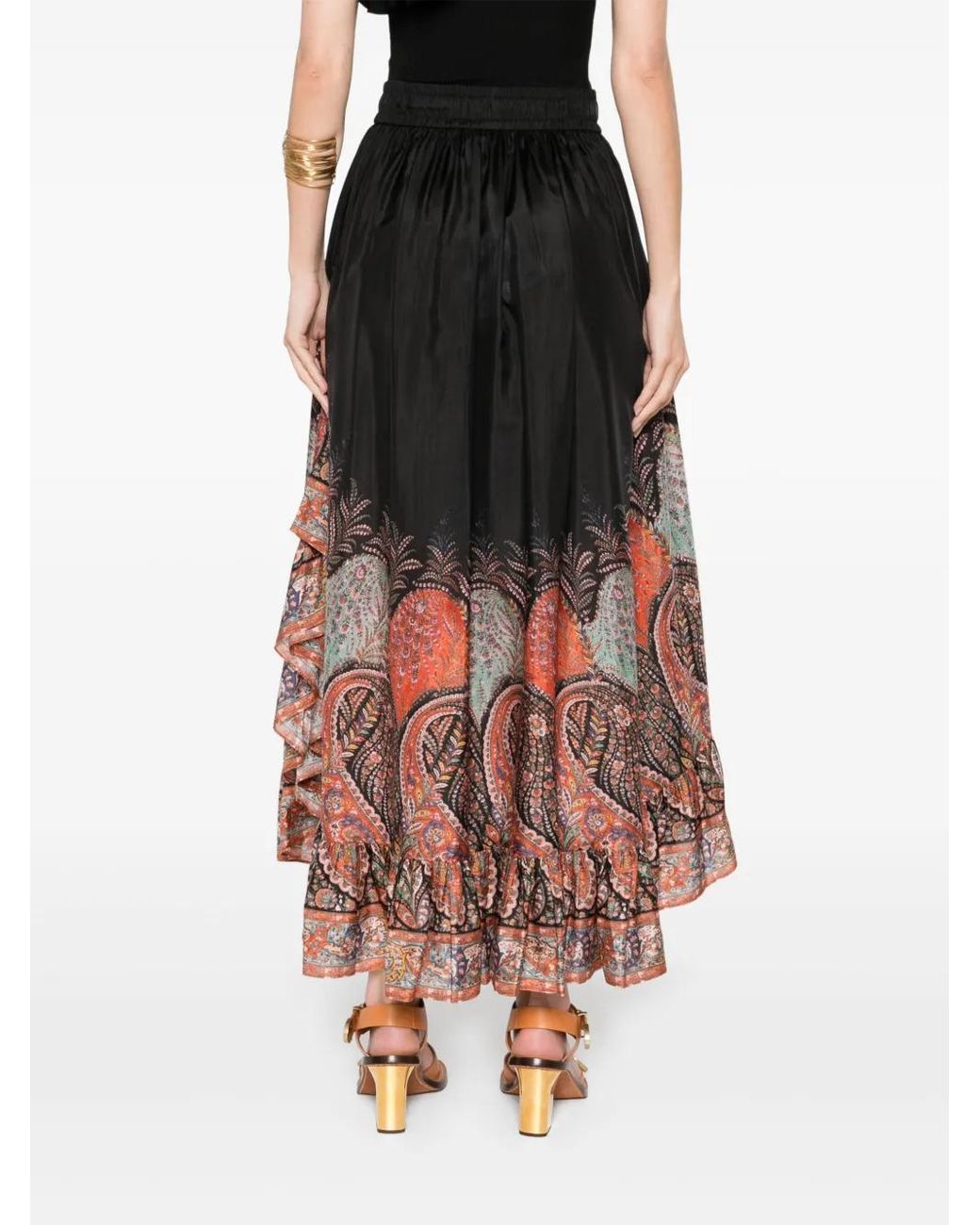 Zimmermann Rhiannon Maxi-Rok in het Black