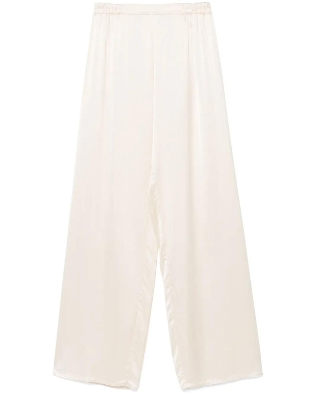 Gentry Portofino White Satin Trousers