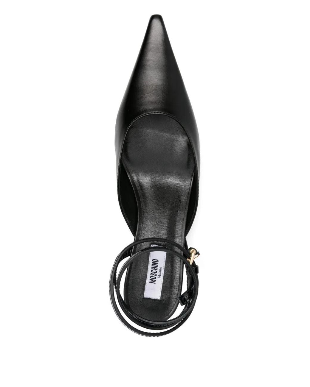 Moschino Black 40Mm Pointed-Toe Pumps