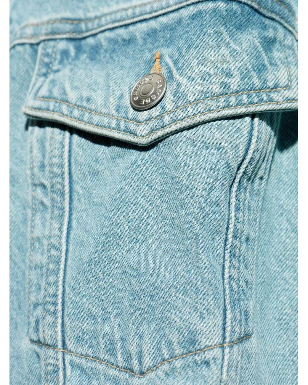 Samsøe & Samsøe Blue Veste En Jean for men