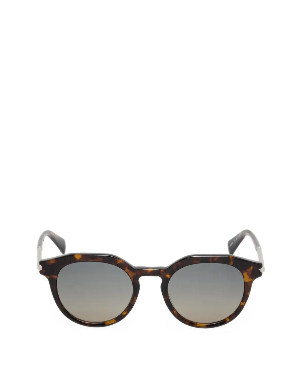 AllSaints Gray Van Tortoiseshell-Effect Geometric-Frame Sunglasses
