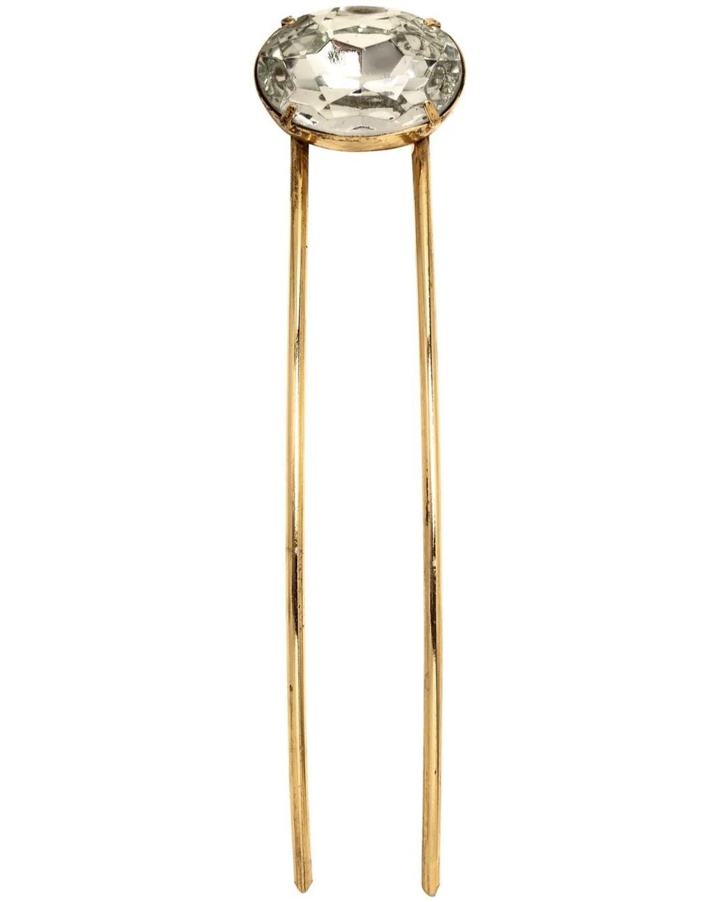 Jennifer Behr Metallic Gemma Crystal Hairpin