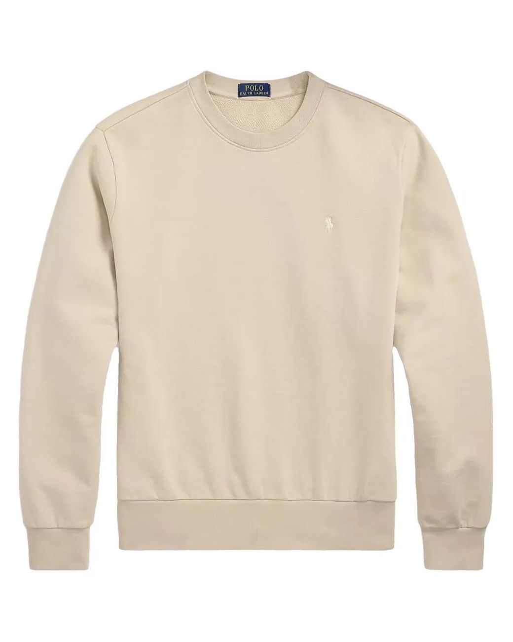 Polo Ralph Lauren White Round Neck Classic Sweatshirt for men