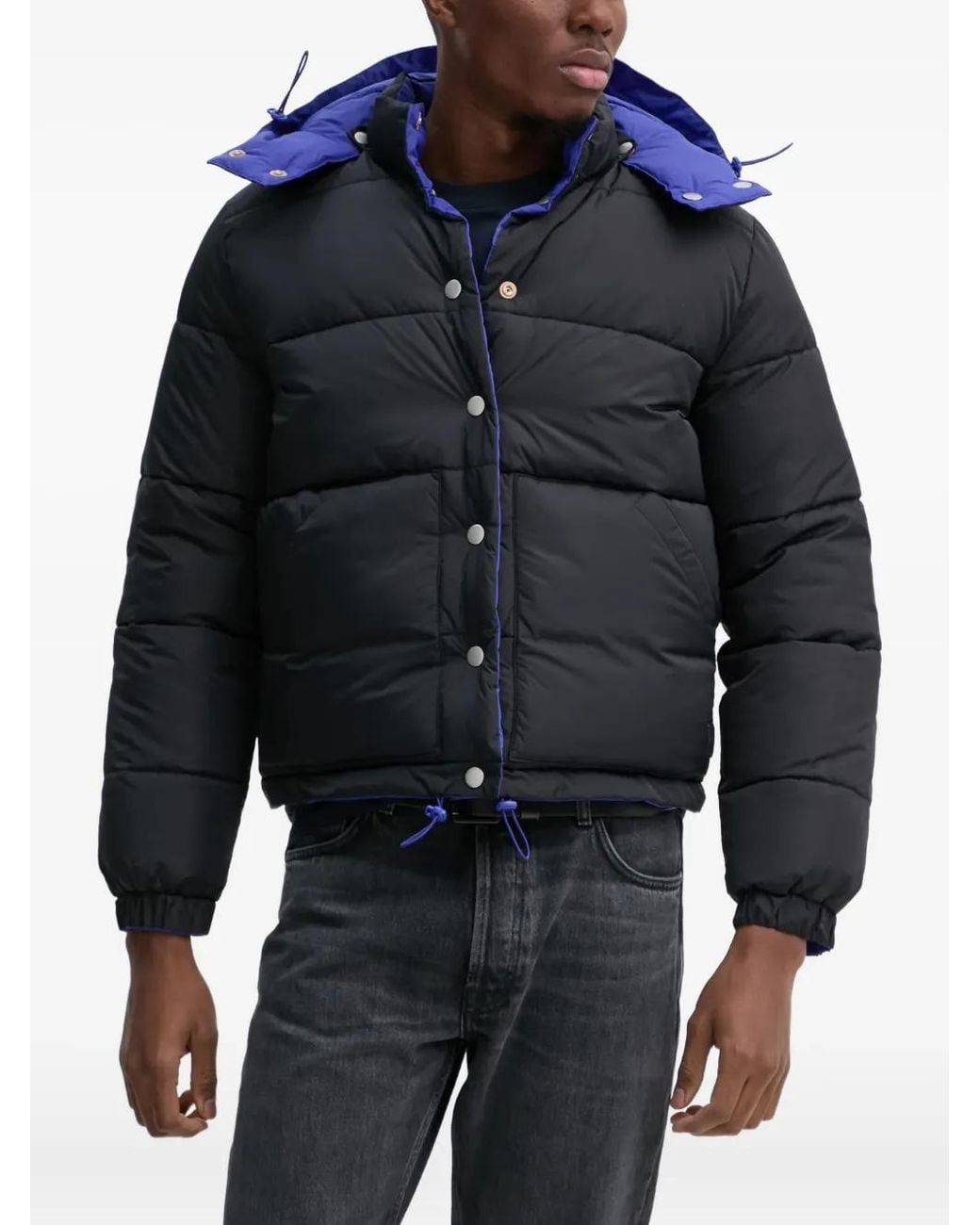 Doudoune À Capuche A.P.C. en coloris Blue