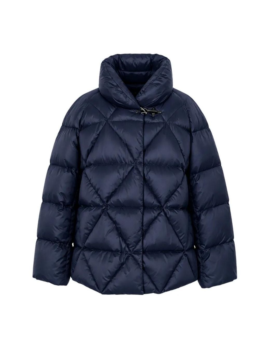 Fay Blue Diamond-Quilted Jacket