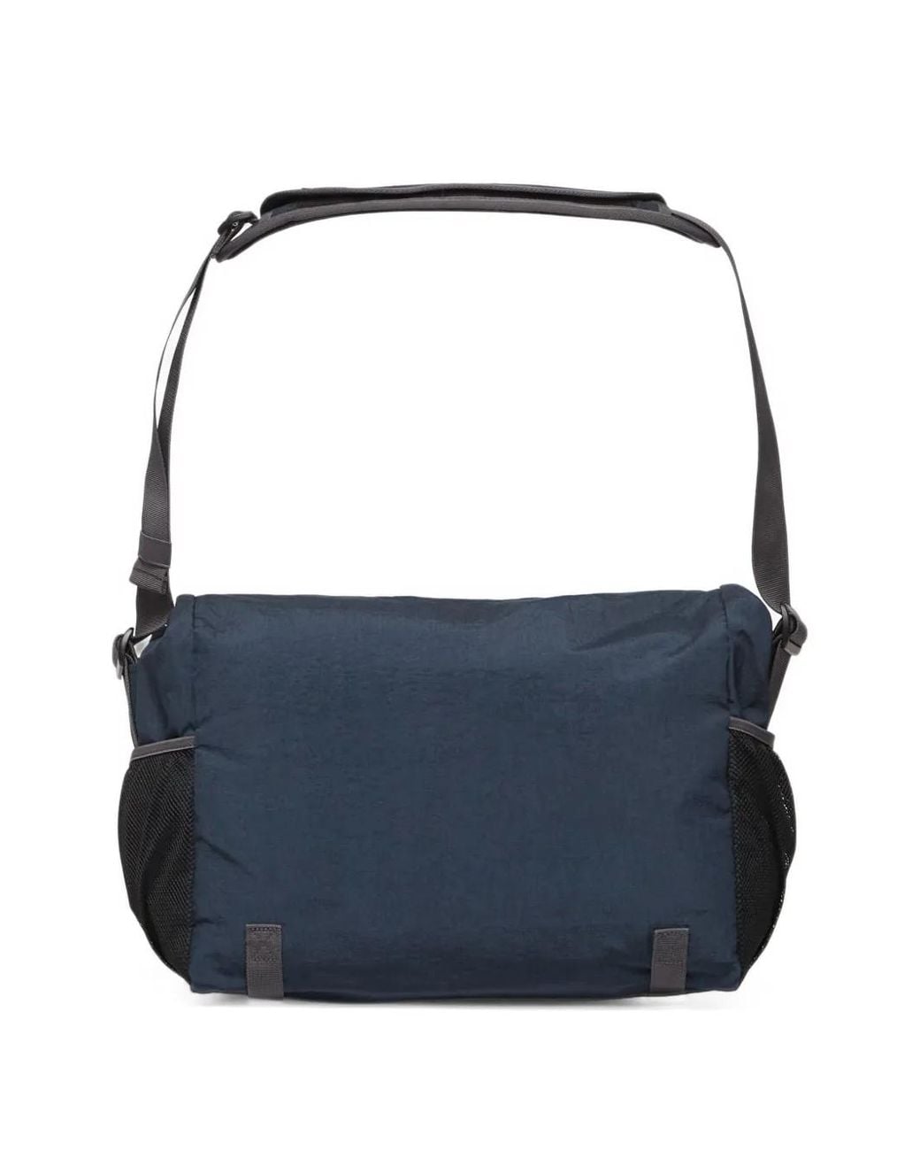 Gramicci Blue Logo-Patch Messenger Bag