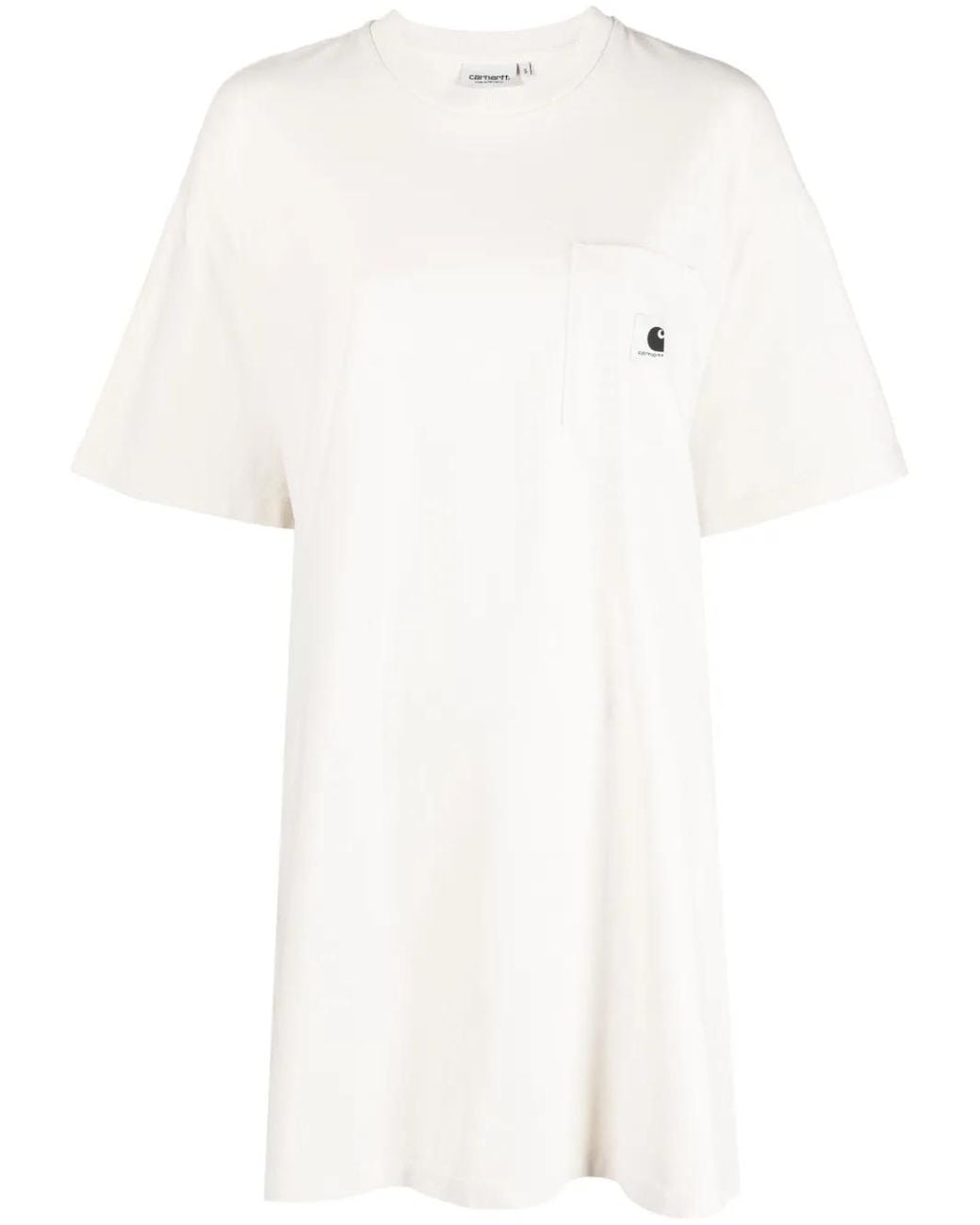 Carhartt White Chest-Pocket Organic Cotton T-Shirt