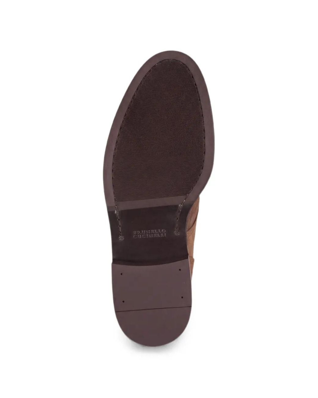 Brunello Cucinelli Brown Lace-Up Suede Boots for men