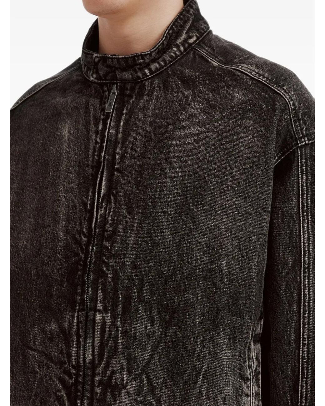 Izzue Denim Jack in het Black voor heren
