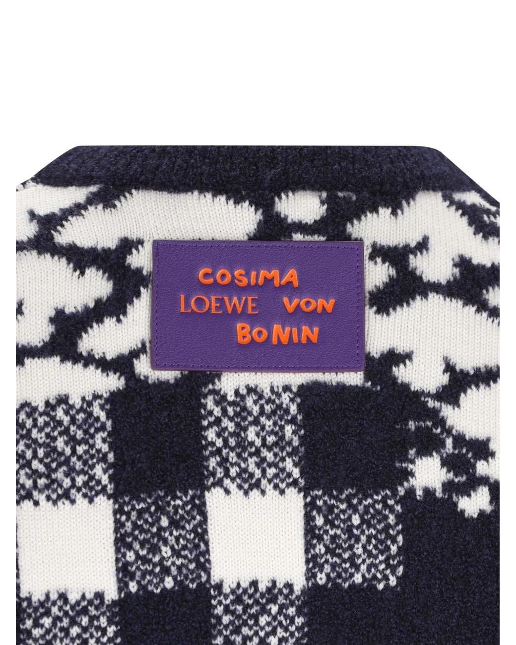 Loewe Blue X Cosima Von Bonin Short-Sleeve Sweater