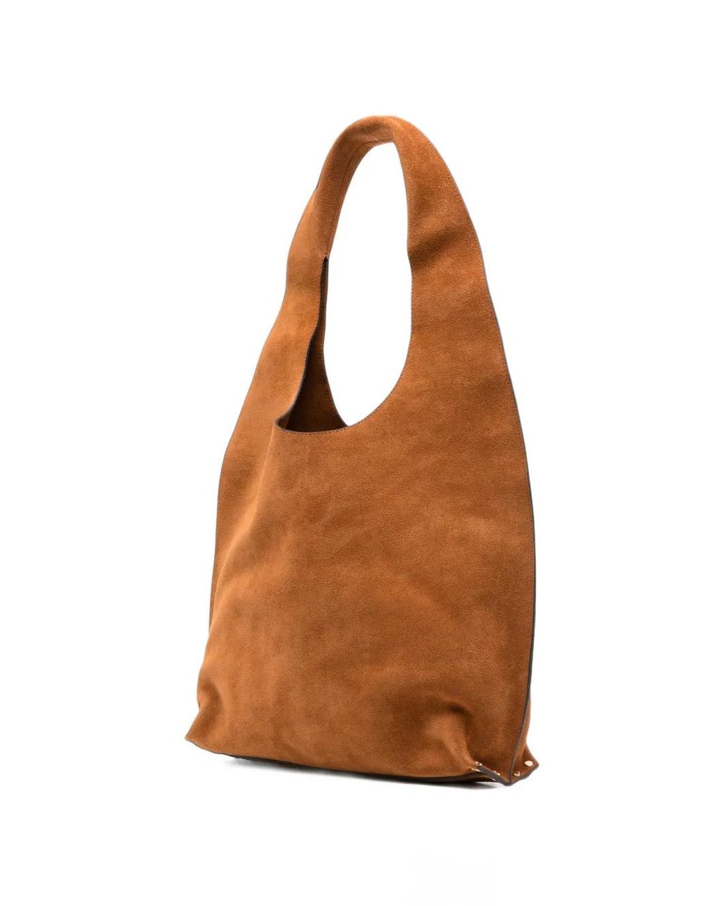 A.P.C. Brown Suede Shoulder Bag