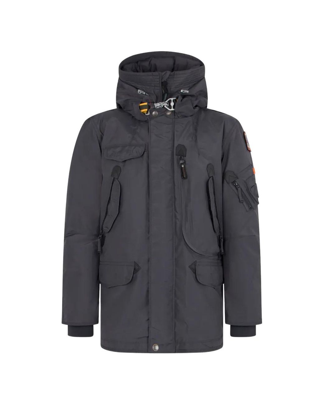 Parajumpers Gray Right Hand Hooded Padded Jacket for men