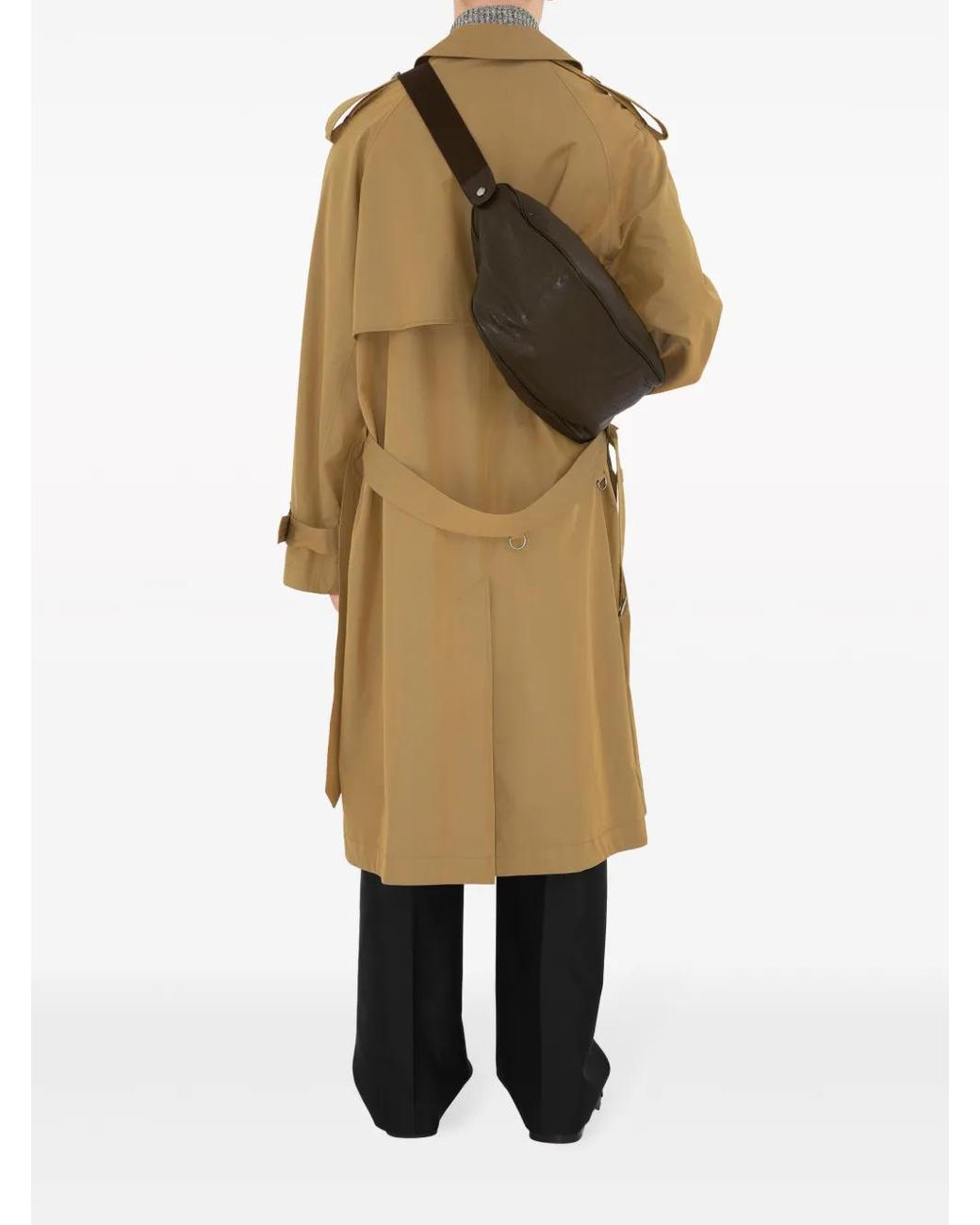 Burberry Natural Long Trench Coat for men